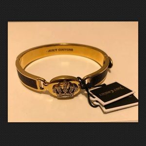 Juicy Couture B Signature Crown Leather Bangle NWT